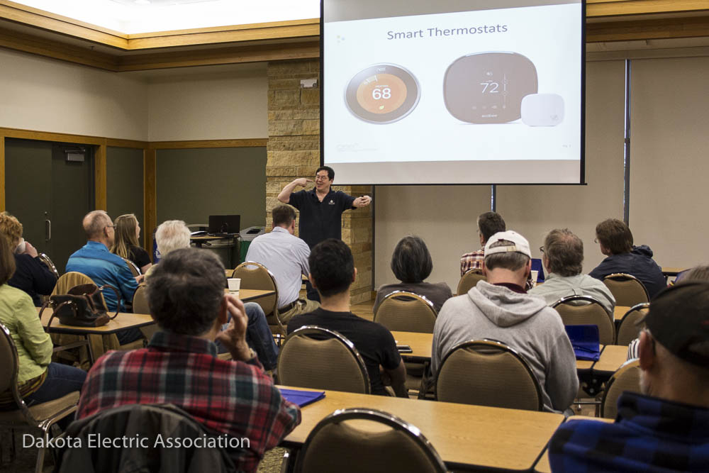 person speaking to a group